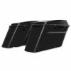 HogWorkz Vivid Black OEM Replacement Saddlebags With Lids -Luggage Mounting Components Sales 903 843 A V1