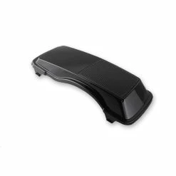 HogWorkz Saddlebag Speaker Lids Denim Black -Luggage Mounting Components Sales 912 935 D V1